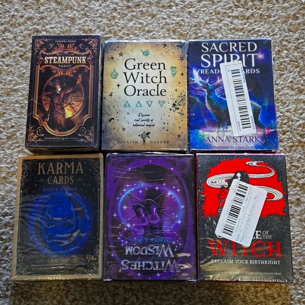 Tarot Card collection 6 decks